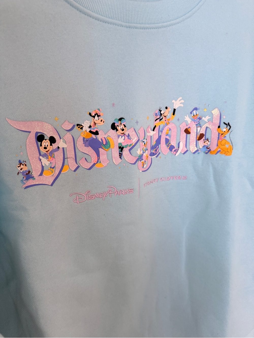 NWOT Disney X stoneyclover Ln blue hoodie Disneyland L - Picture 2 of 8